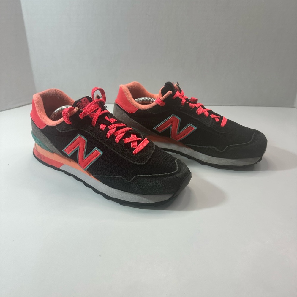 New Balance Black and Coral Athletic Shoes